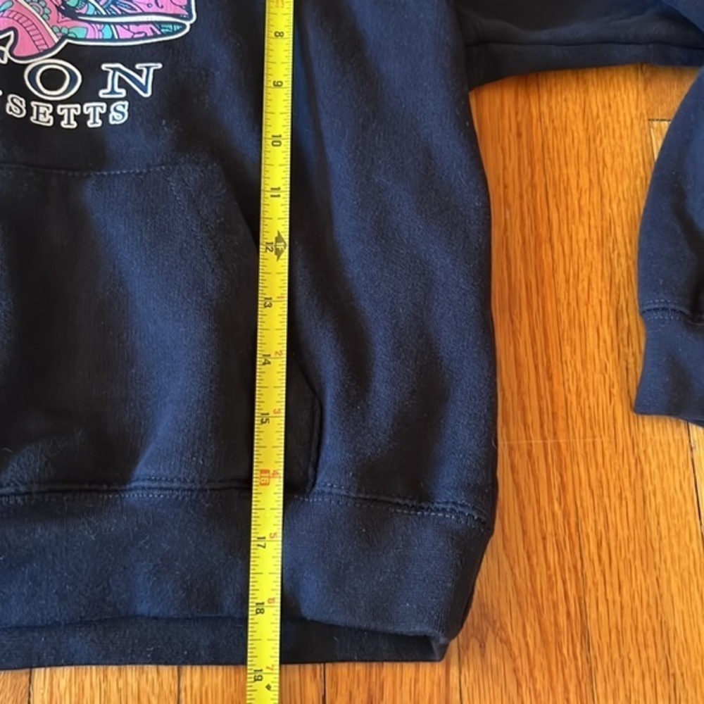 Girls Boston Massachusetts Paisley Whale Hoodie Sz. Large 🐳 - Picture 6 of 6
